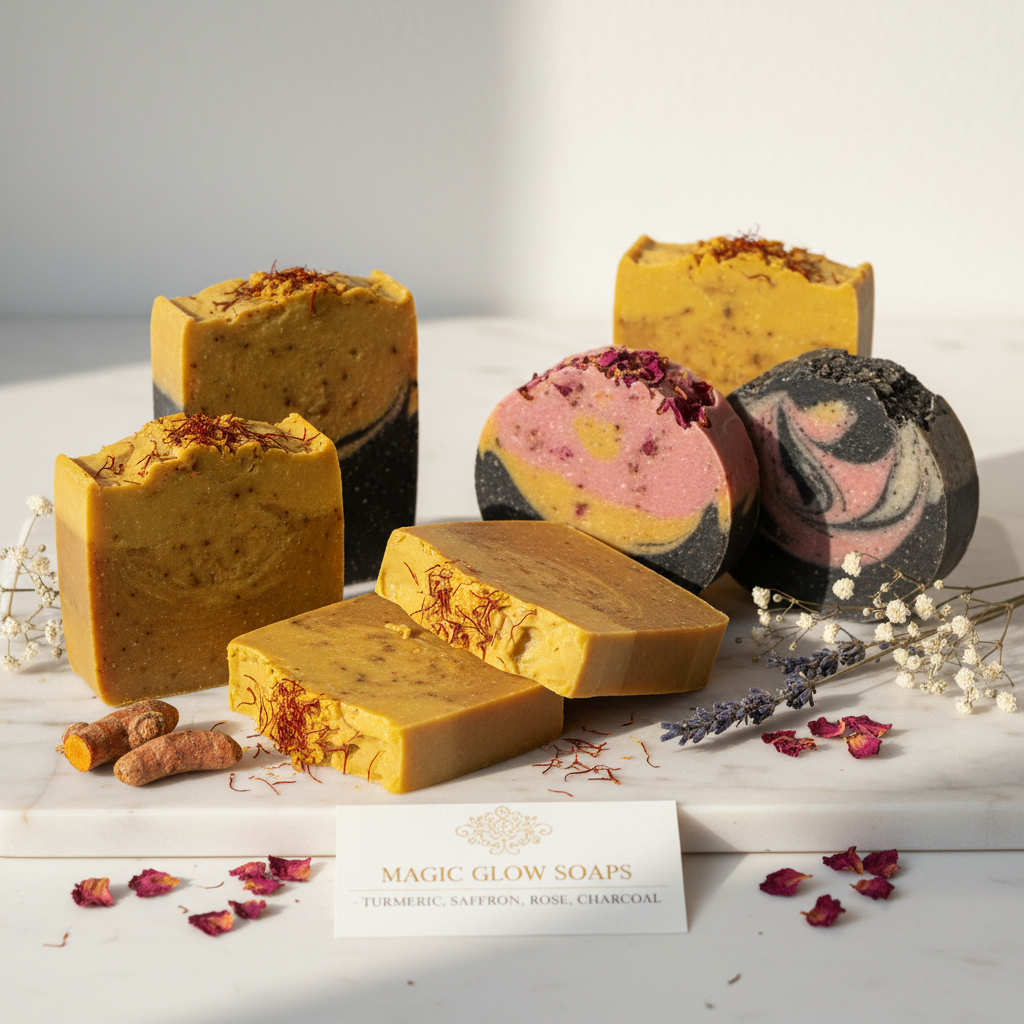 Handmade Magic Soaps For Skin Glow and Tan remover (pack of 2)